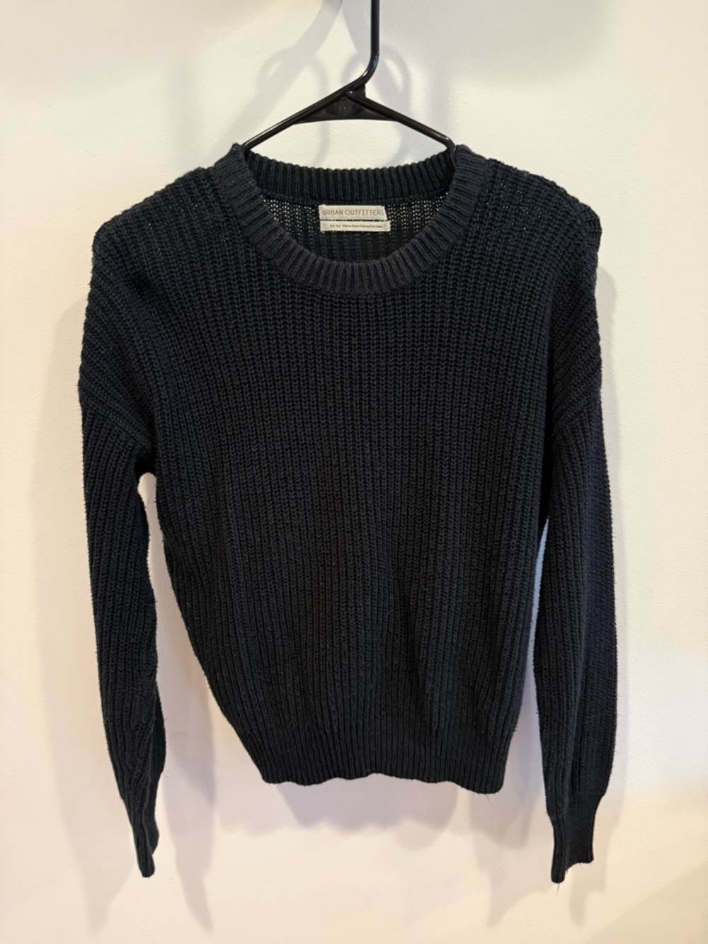 Urban Outfitters Black Knit Crewneck Sweater
